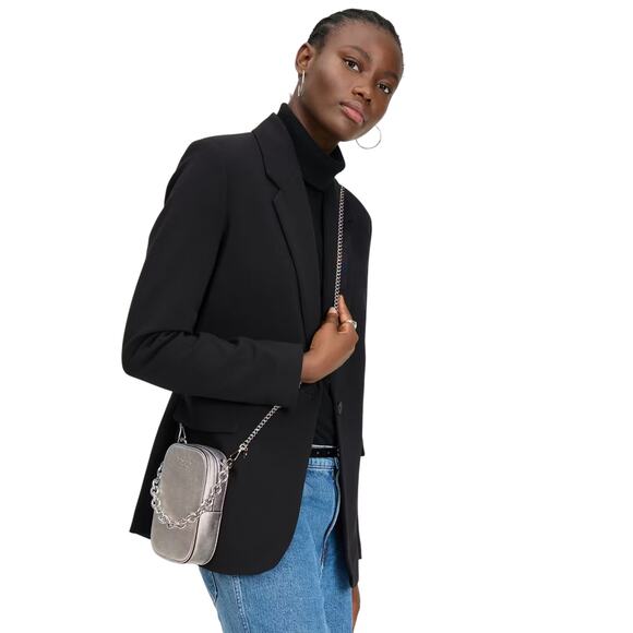 KATE SPADE New York Jolie Metallic Chain Phone Crossbody+Additional Chain Strap - Picture 2 of 16